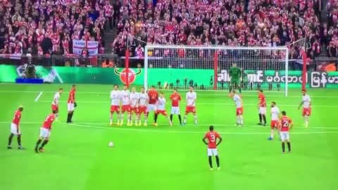 Zlatan Ibrahimovic just scored this beautiful free-kick