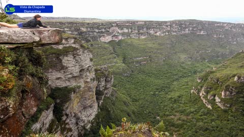 Tourist attractions in Chapada Diamantina, Bahia, Brazil.