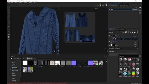 A Substance Painter master teaches you how to make an exquisite plush knitted coat