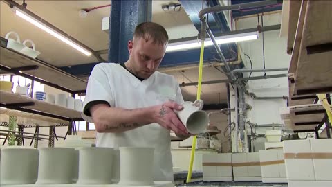 Royal chinaware in production ahead of King Charles' coronation