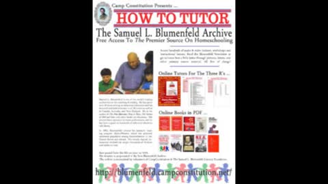 18 Reasons to Homeschool, with Samuel L. Blumenfeld (1993)