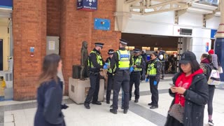 Meanwhile in London | Police involved - Liverpool Street Station