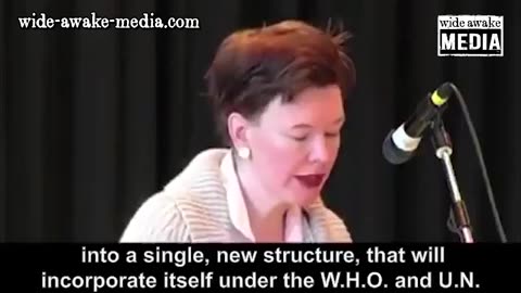 Jane Buergermeister Österreich in 2009 zur WHO als globale politische organisation