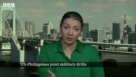 US and Philippines begin largest-ever joint military drills after China exercises - BBC News