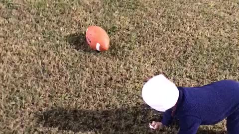 Future NFL star... 13 month old Landon