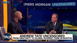 Andrew Tate in Interview with Piers Morgan Slams Meghan Markle over race-baiting