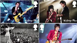 Rolling Stones honored with Royal Mail stamps