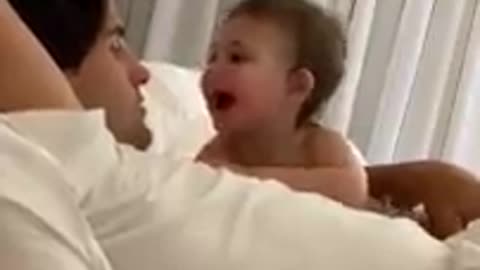 Adorable daddy baby girls #10 - Funniest videos #shorts