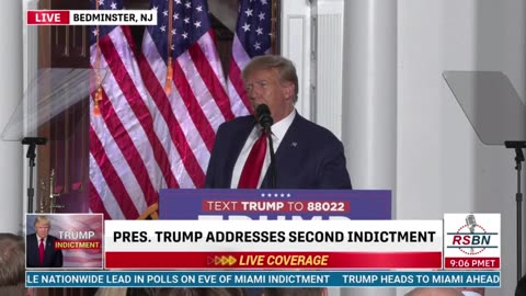 FULL SPEECH: President Trump Deliver Remarks at Trump National Golf Club in Bedminster, NJ