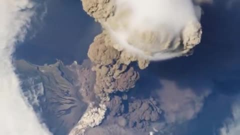 NASA _ Sarychev Volcano Eruption from the International Space Station