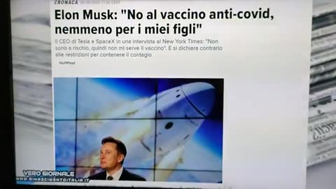 Helon Musk no al vaccino.