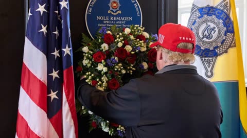 Trump visits Turnberry - Braveheart