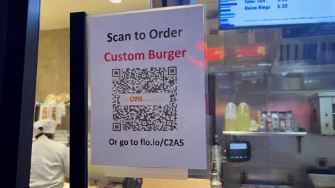 QR codes needed to purchase at the airport.