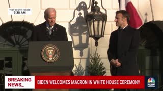 Biden Welcomes French President Macron To White House For State Visit