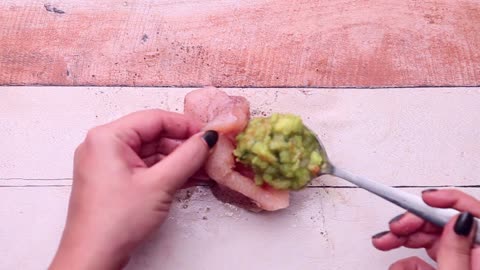 Guacamole is good on its own, but when you stuff it inside chicken? YUM!