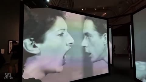 Abramovic screaming art exhibit