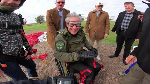 TEXAS TOUGH: Gov. Greg Abbott Goes Skydiving With 106-Year-Old WWII Vet [WATCH]