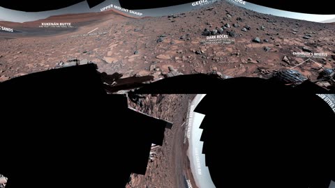 Curiosity Mars Rover Reaches Gediz Vallis Ridge
