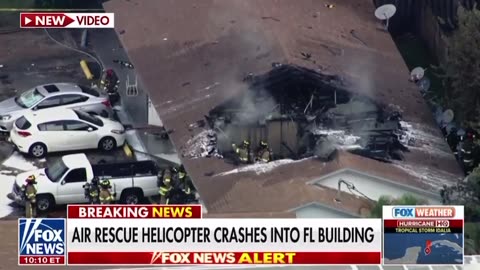 New video of helicopter crash into Florida building