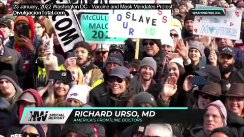 Jan. 23rd, 2022 - Washington DC Protest - Dr. Richard Urso: 'Join Us To Resist This Tirany'