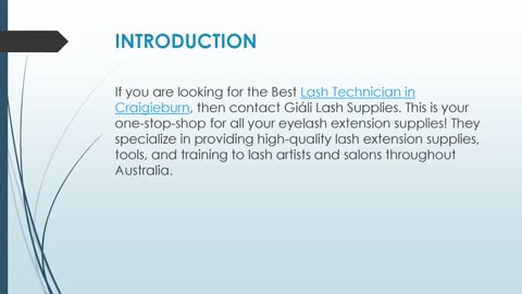 Best Lash Technician in Craigieburn