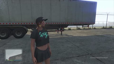 GTA V - Our Online Girl Is Doing Warehouse Run With Tug Boat Mixed Goods Delivery Grand Theft Auto 5