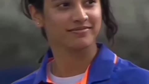 Smriti Mandhana is a very cool player and a beautiful girl.