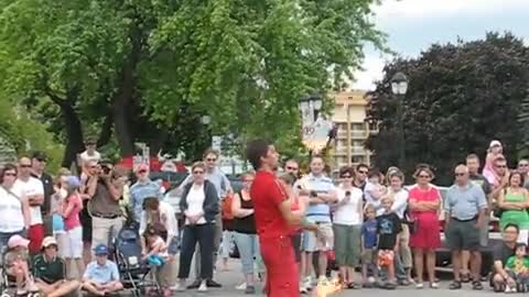 Dan Show Torch Juggler Kingston Ontario