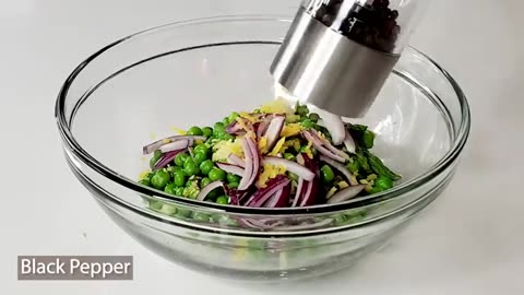 Aromatic Garlic & Chee Spring Salad with Rice | Summer Salad | Dish & Devour
