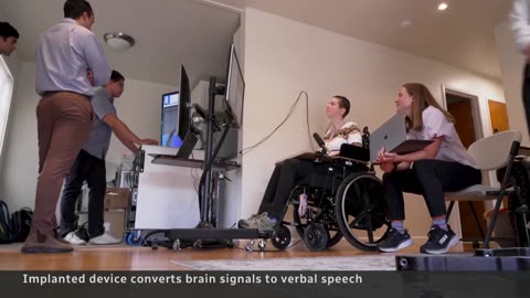 AI helps stroke victim use her voice after 20 years