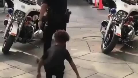 Young Kid Battles Cop