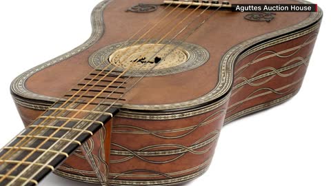 Rare guitar believed to be a gift from Marie Antoinette is expected to sell for $84,000