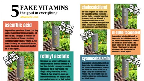 5 FAKE VITAMINS THAT RUIN YOUR HEALTH!