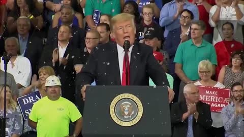 President Trump sings "Baby Please Come Home"