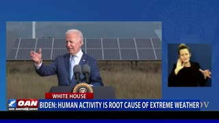 Biden: Human activity is root cause of extreme weather