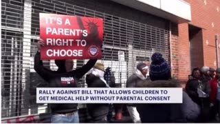 New Yorkers Rally Against a BAD Medical Bill That Has Language That Erodes Parental Rights