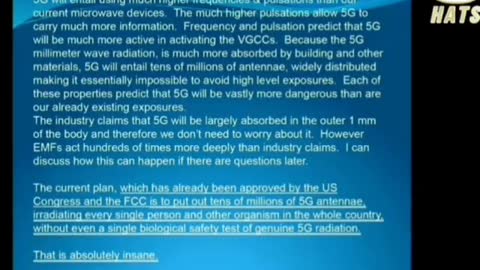 Professor Martin Pall on the insanity of 5G and how EMF's cause cellular damage.