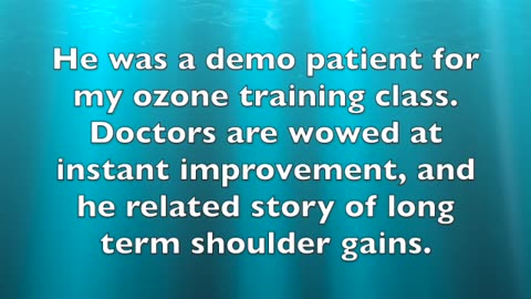 Instant Neck Improvement and Long Term Shoulder Relief with Ozone Therapy