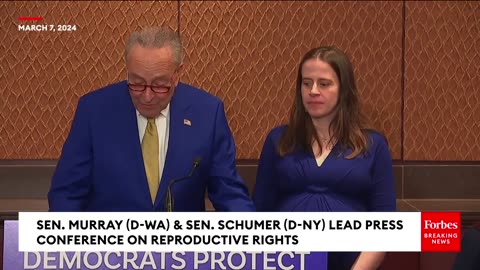 Patty Murray & Chuck Schumer Lead Press Briefing On Reproductive Rights Ahead Of State Of The Union