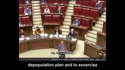 Bill Gates Exposed in Italian Parliament for crimes against humanity
