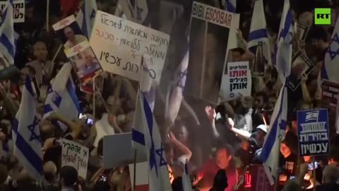 Trump: Protesters rammed by car amid protest in Tel Aviv