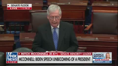 NOW - Mitch McConnell: "You could not invent a better advertisement for the legislative