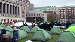 Pro-Palestinian protesters detained in New York