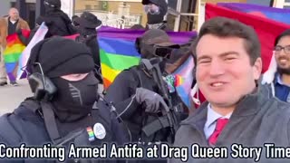 Prime Time Alex Stein #99 fearlessly faces down armed ANTIFA