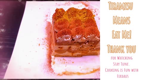 Tiramisu Cake/Butterscotch/Espresso/Mascarpone/Swizz Meringue/Flavored Cake!! Tiramisu Means Eat Me😍