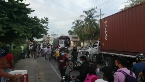 Manifestación en Ceballos