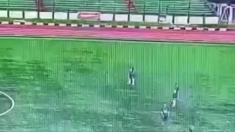Indonesian Soccer Player Gets Struck By Lightning