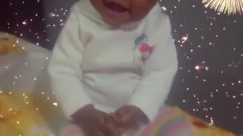 Cute baby with lovely smile