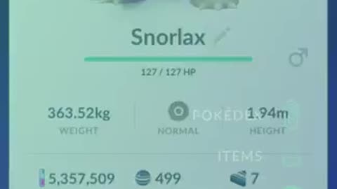 Pokémon GO-Shadow Snorlax