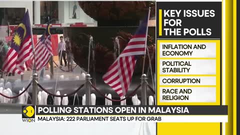 Malaysia 15th General Elections_ Polling station opens; race between three major coalitions _ WION
